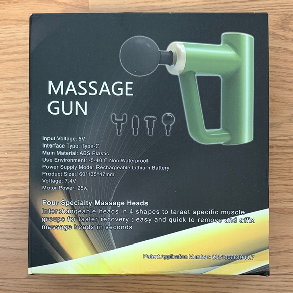 Escape from Alcatraz Massage Gun with Multiple Heads - Picture 2 of 4